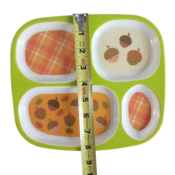 Target Holiday 08 Melamine Divided Plates Set of 4 Halloween Thanksgiving Xmas - Picture 16 of 16